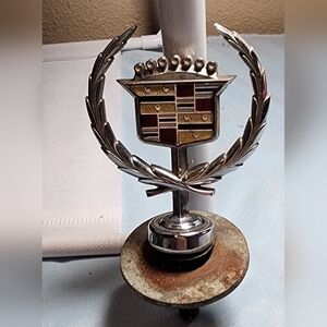 Vintage Cadillac Hood Ornament Gm Crest Emblem 1980’s ? BENIFITS CHARITY